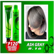 BREMOD HAIR COLOR (8.16 ASH GRAY) WITH OXIDIZING