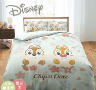 日本授權 台灣精製 Chip n Dale 大鼻與鋼牙 床笠 枕套 被套 床單 枕頭套 被單 兩用被 涼被 奇奇蒂蒂