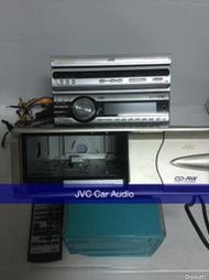 JVC,傑偉世,二手物品,汽車音響主機,2DIN,KV-M705,DV-6105,螢幕氧化,NG
