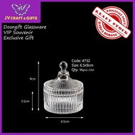 96pcs Wholesale Bulk Kaca Glassware Candle Jar Doorgift VIP kahwin Exclusive Gift Balang Bekas Kaca / 4732