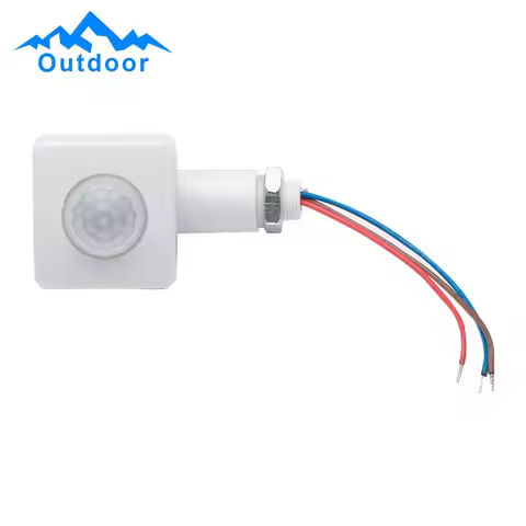 AC85V~265V Human Motion Infrared Sensor Switch Photosensitive Sensor Light Sense 2~200OLUX / Time 5-