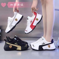 Thickened Upgrade Large Size Women's Shoes✨New Style Autumn Winter Soft-Soled White Shoes Daddy fila Korean Version Flat Net Wide Most Lightweight Sports Breathable Sho