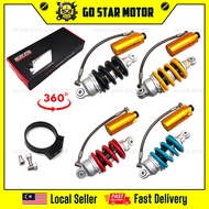 YAMAHA LC135 LC 135 265MM /  FZ150 FZ 150 360° Flexible Hose Gas Monoshock Adjustable Tank Mono Shoc