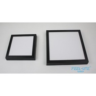 FEEL LITE SURFACE DOWNLIGHT (BLACK FRAME) 12W, 18W, 30W SQUARE(FL-MSC180-12W, MSC225-18W, MSC300-30W