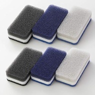 Duskin Official Kitchen Sponge 3 Color Set Monotone 6 Pieces (New Stylish Color Set)