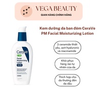 Kem dưỡng CeraVe PM Facial Moisturizing Lotion 60ml mỏng nhẹ giúp mờ thâm điều tiết dầu nhờn