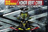 Decals Sticker Motorcycle Decals for Honda Beat 110 Carburator type040