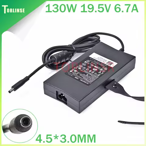 130W 19.5V 6.7A 6.67A 4.5*3.0mm LA130PM190 Laptop AC Adapter Charger For Dell XPS 14 XPS 15 9530 955