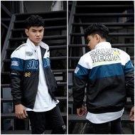 RA CLOTH JAKET NASCAR SKULL PUTIH HITAM SALVIO HEXIA
