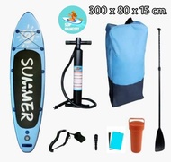 (พร้อมส่งในไทย 1-2วันได้ของ) Sup board paddle board stand up paddle board inflatable sup board บอร์ดยืนพาย ซับบอร์ด ได้ของยกชุด