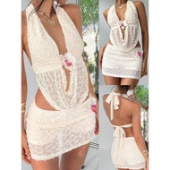 Women's 2-Piece Set/Set Patterned Shirt Back Fold And Mini Skirt