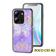 For POCO C85 4G 2025 Xiaomi Poco C85 PocoC85 Poco C85 85C 4G 5G Casing 2025 Luxury butterfly Paint G