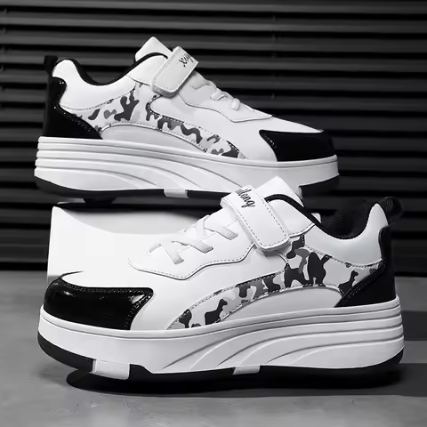 Children Roller Skates New Comfortable Four-Wheel Shoes Dual Purpose Unisex Fashion Sports Rollerbla