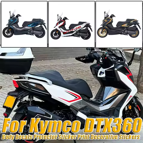 For Kymco DTX360 DTX 360 DT X360 DTX-360 Motorcycle Modification Body Decals Protector Sticker Print