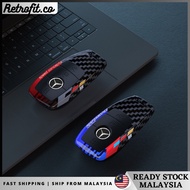 Mercedes-Benz Color Carbon fiber Car Key Cover Full Covered Key Casing Mercedes A200 CLA A45 Key Cov