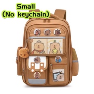42cm/39cm 𝗘𝗿𝗴𝗼𝗻𝗼𝗺𝗶𝗰 Primary School Backpack Kuromi Cinnamoroll Capybara Stella Bag Girl Boy Beg Seko