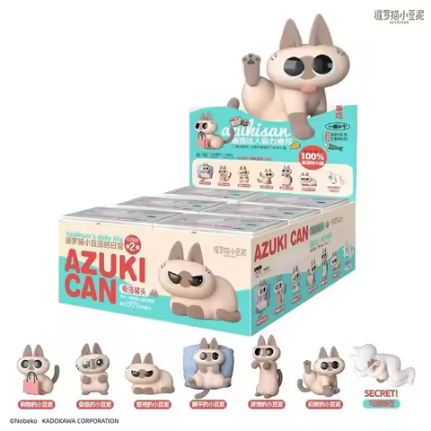Azuki Can Azukisan's Daily Life 2nd Series Mystery Box Cut Model Birthday Gift Blind Box Caixa Sorpr