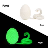 Snake Egg Ornament 3d Printing Snake Model Articulated Snake Fidget Toy 3d Printed Snake Egg with Mo