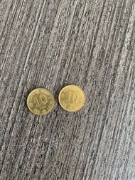 1987 1988年 硬幣  一毫子