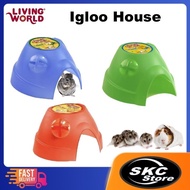 Living World Dome Igloo Small Animal Hideout House -Small/Medium/Large (Color Random)