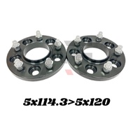 2pcs Wheel Spacer 5x114.3 Convert 5x120 Wheel Spacer Adapter 15mm 20mm