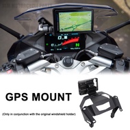 CNC Black Phone Holder Stand GPS Navigator Plate Bracket NEW Motorcycle For BMW R1250R R 1250 R