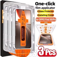 3-1Pcs Tempered Glass Film for OPPO Find X9 X9Pro - Dust Free Installation Film - Screen Protector F