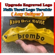 Brembo AP Racing Logo Engraved Upgrade During Place Order