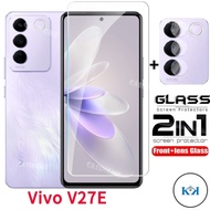 KK 2023 Vivo V27E Full Cover Tempered Glass Flim For Vivo V27E V25 V27 V 27 25 E 2023 VivoV27E 5G Sc