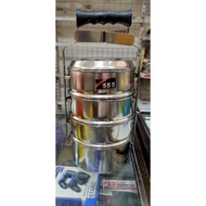 555 brand Stainless steel food container, 4-tier