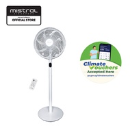 [Climate Voucher NEA] Mistral DC" Stand Fan with Remote MSF1630DR/ MSF1610DR/ MSF1666DR/ MIF407R/ MS