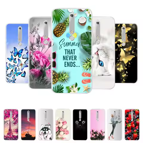 For Nokia 6.1 Nokia6.1 Phone Case Soft TPU Silicone Case For Nokia 6.1 2018 / For Nokia 6 2018 TA-10