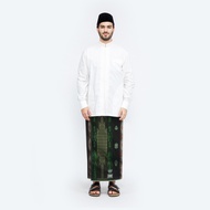 Sarung BHS Excellent Silver Motif E57 JGH Hitam Hijau