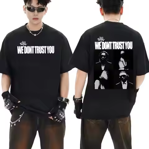 Rapper Future Metro Boomin We Don't Trust You Graphic T Shirts Men's Vintage Fashion Oversized Cotto