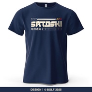 T-Shirt Lelaki Bercetak Satoshi dan Crypto 100% Kapas Pakaian Bertema Teknologi Saiz Besar Baju Graf