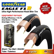 GOODYEAR Eagle F1 R Ultra high Performance Road Race Tire 700c 25c 28c Tube Clincher Tubeless Tan Wall Racing Bike Tyre