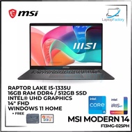 MSI Modern 14 F13MG-025PH i5 1335U 16gb ram 512 SSD 14" FHD