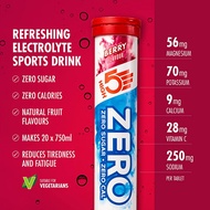 HIGH5 Zero Electrolyte Hydration Tablets Added Vitamin C (Assorted Flavours, 20 Count per tube) Expiry late 2025