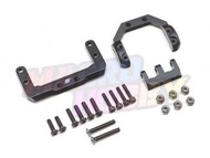 Boom Racing AR44 Axle Mounted Servo Conversion Kit w/ 4-Link Truss Black for Axial SCX10 II