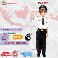 Children's professional uniform PILOT professional carnival costume PILOT little children's professi