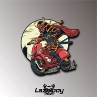 Demon Samurai Cycling Samurai Spirit Car Sticker Sticker Waterproof Sticker Luggage Sticker Hard Hat
