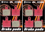 SYUU Motorcycle Replacement Front Ceramic Brake Pads Brakes for Kawasaki Concours 14 ZG 1400 GTR ZX