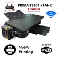 Canon Pixma TS 307 wifi Wireless Printer with Smartphone Copy ปริ้นไร้สายผ่านมือถือได้ สินค้ามือ1รับประกันเครื่องและแท้งค์1ปี ไม่ติดแท้ง One