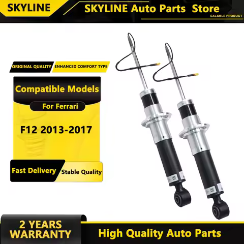 SKYLINE 2PCS For Ferrari F12 Berlinetta 2013-2017 Front Shock Absorber Cores w/EDC