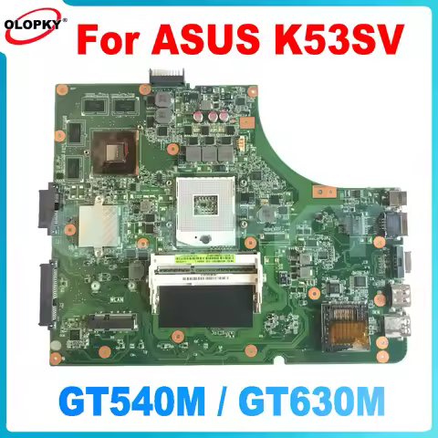 K53SV REV3.0/3.1 Motherboard for ASUS K53SC X53S K53SM K53SJ Laptop Motherboard HM65 GT540M/630M 2GB