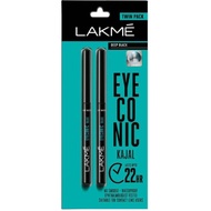 LAKME EYECONIC KAJAL DEEP BLACK 2 KAJAL great for day and night looks.