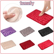 TUNELY 40*60cm Bathroom Carpet Feet Pad Pebbles Floor Bathtub Doormat