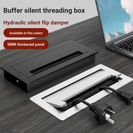 Desk Threading Box Desktop Threading Hole Cover Computer Desk Threading Box TV Cabinet Threading Hol