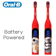 Oral B Kids Electric Toothbrush Battery Powered Soft Star Wars