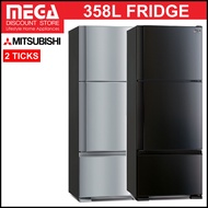 MITSUBISHI MR-V50E2G 359L 3-DOOR FRIDGE TOP FREEZER (2 TICKS)